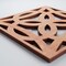 Ekena Millwork Extra Small Baytown Decorative Fretwork Wood Wall Panels, Cherry, 7 3/8"W x 7 3/8"H x 3/8"T WALW08X08X0375BYTCH - alternate 5